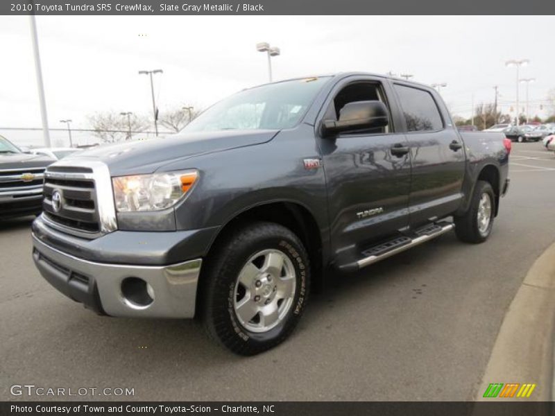 Slate Gray Metallic / Black 2010 Toyota Tundra SR5 CrewMax