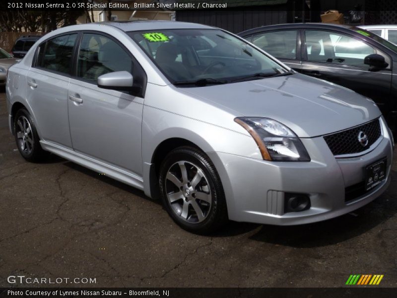 Brilliant Silver Metallic / Charcoal 2012 Nissan Sentra 2.0 SR Special Edition