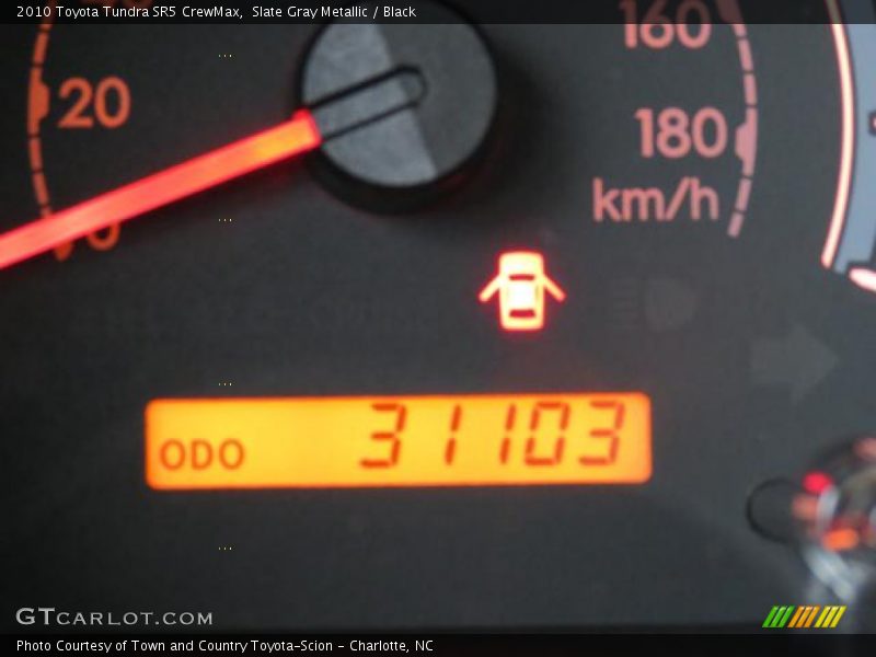 Slate Gray Metallic / Black 2010 Toyota Tundra SR5 CrewMax