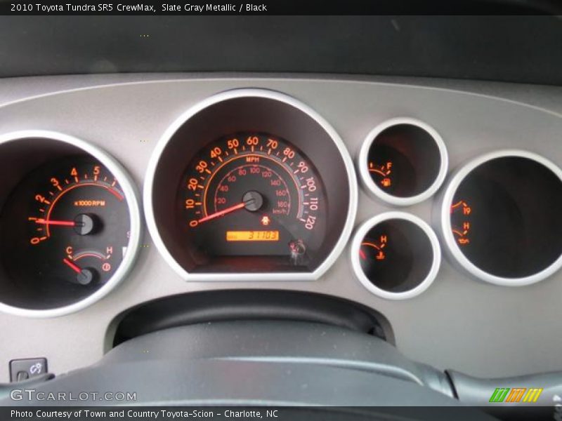 Slate Gray Metallic / Black 2010 Toyota Tundra SR5 CrewMax