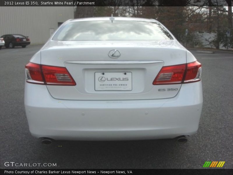 Starfire White Pearl / Parchment 2012 Lexus ES 350