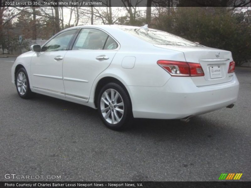 Starfire White Pearl / Parchment 2012 Lexus ES 350