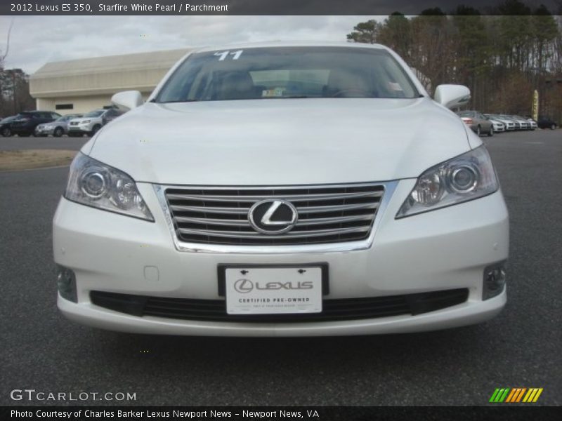 Starfire White Pearl / Parchment 2012 Lexus ES 350