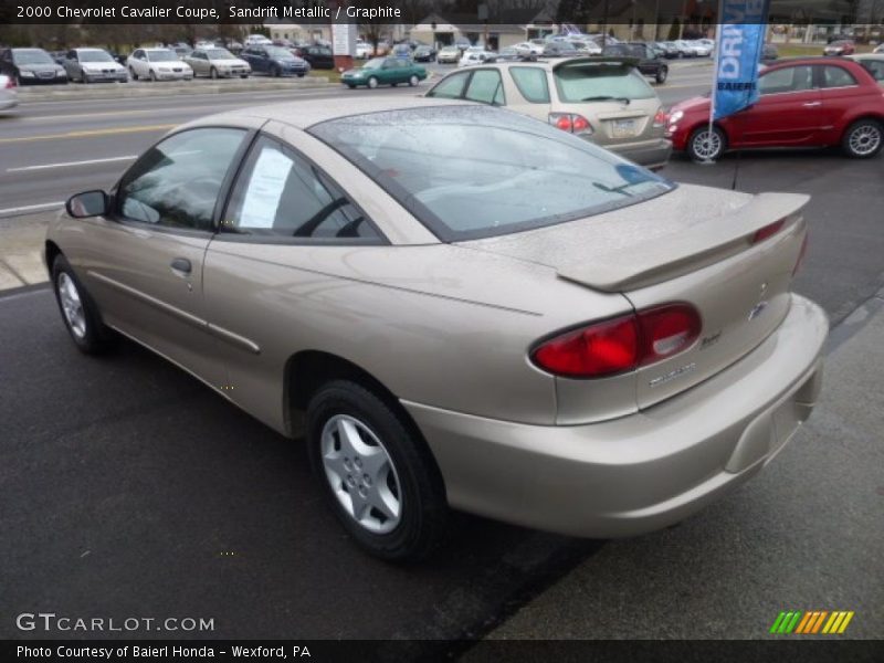 Sandrift Metallic / Graphite 2000 Chevrolet Cavalier Coupe