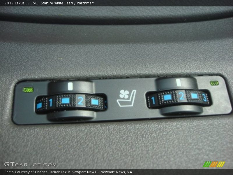 Starfire White Pearl / Parchment 2012 Lexus ES 350