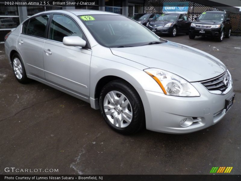 Brilliant Silver / Charcoal 2012 Nissan Altima 2.5 S