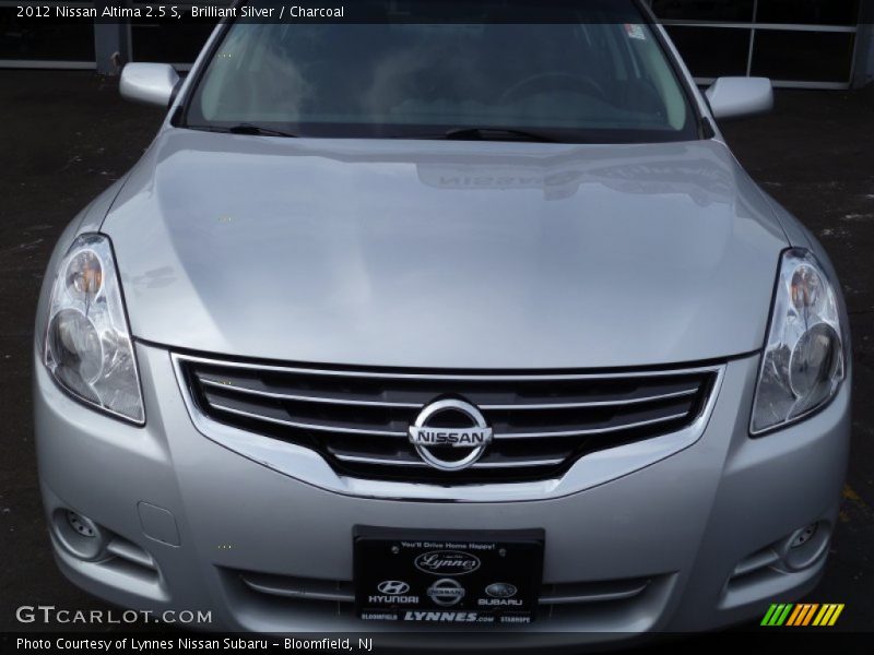 Brilliant Silver / Charcoal 2012 Nissan Altima 2.5 S