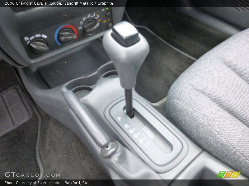 Sandrift Metallic / Graphite 2000 Chevrolet Cavalier Coupe