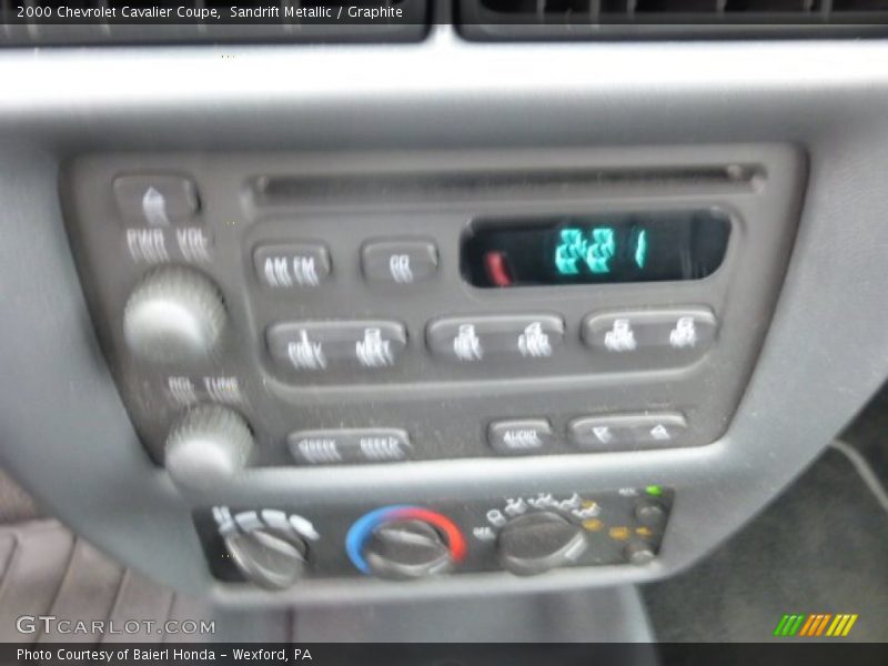 Sandrift Metallic / Graphite 2000 Chevrolet Cavalier Coupe