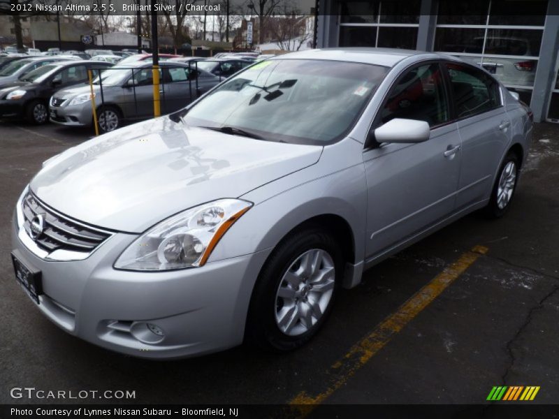 Brilliant Silver / Charcoal 2012 Nissan Altima 2.5 S