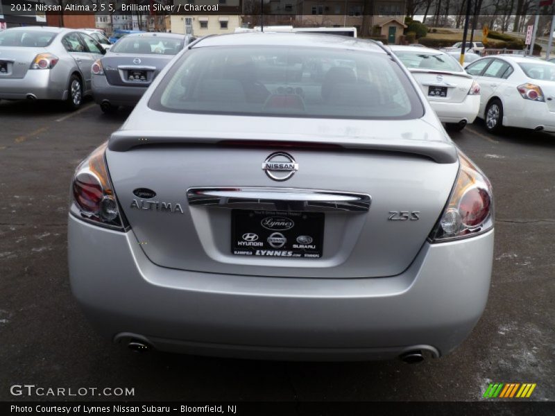 Brilliant Silver / Charcoal 2012 Nissan Altima 2.5 S