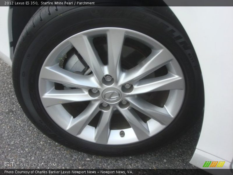Starfire White Pearl / Parchment 2012 Lexus ES 350