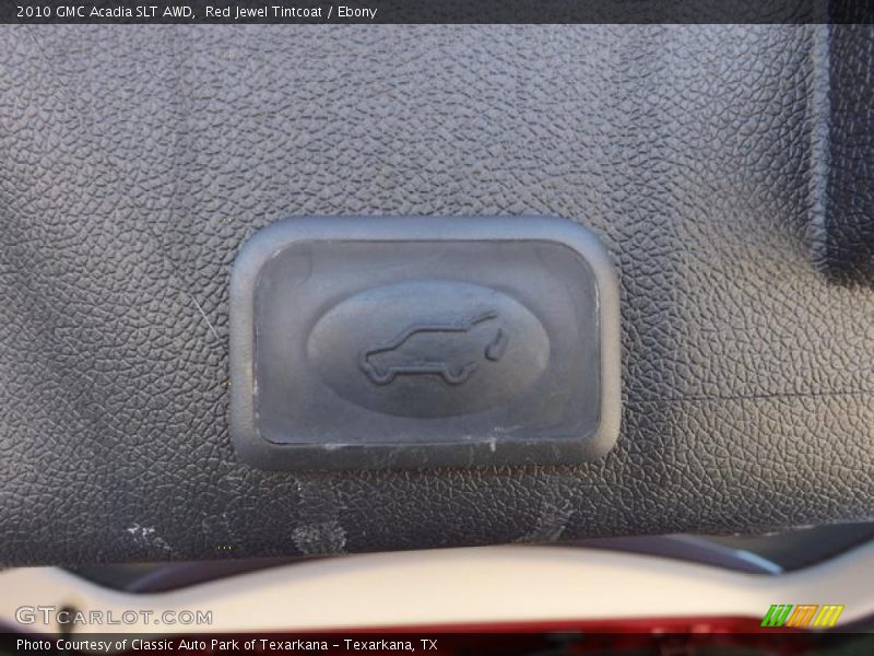 Red Jewel Tintcoat / Ebony 2010 GMC Acadia SLT AWD
