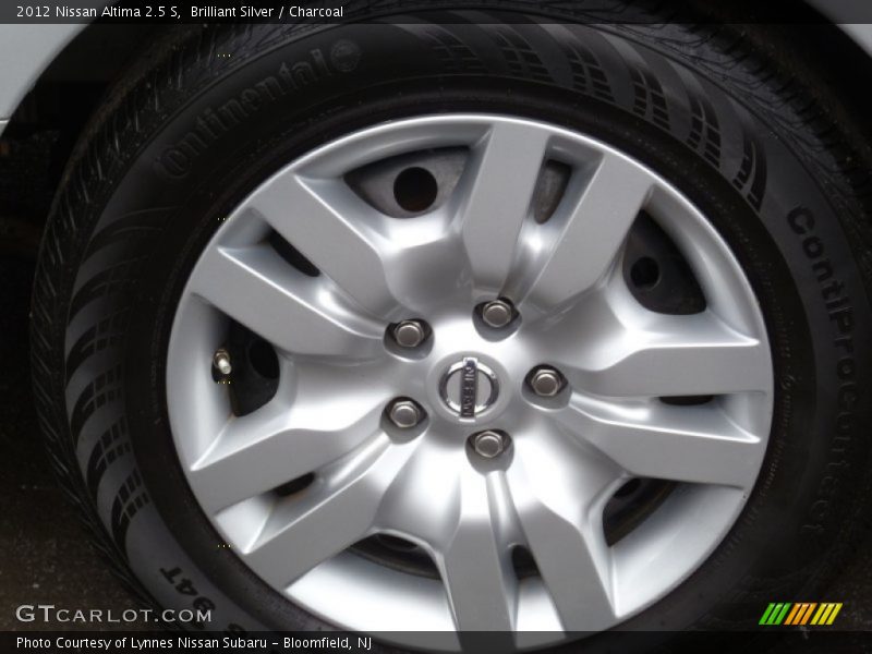 Brilliant Silver / Charcoal 2012 Nissan Altima 2.5 S