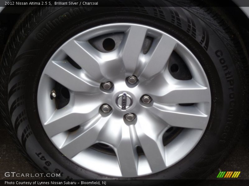 Brilliant Silver / Charcoal 2012 Nissan Altima 2.5 S