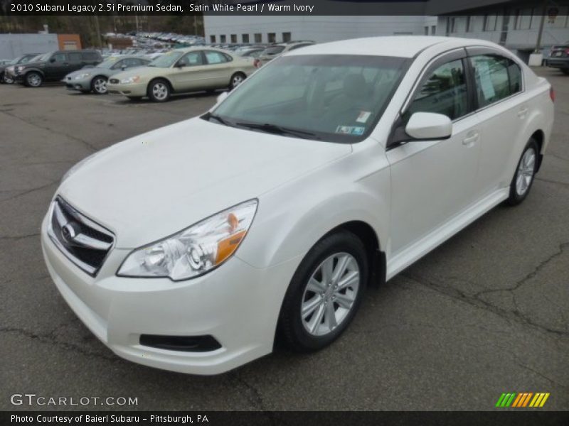 Front 3/4 View of 2010 Legacy 2.5i Premium Sedan
