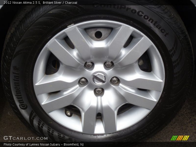 Brilliant Silver / Charcoal 2012 Nissan Altima 2.5 S