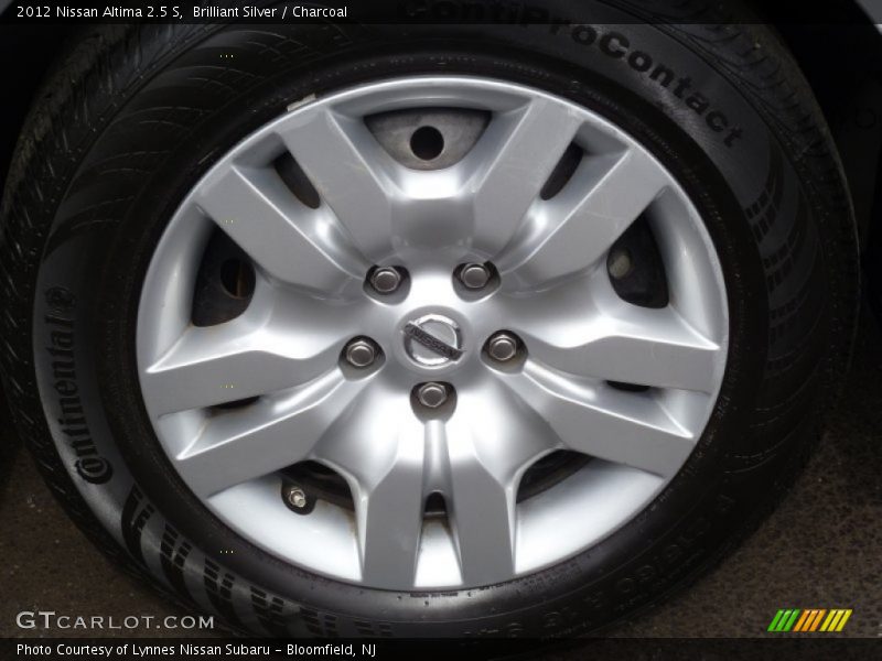 Brilliant Silver / Charcoal 2012 Nissan Altima 2.5 S