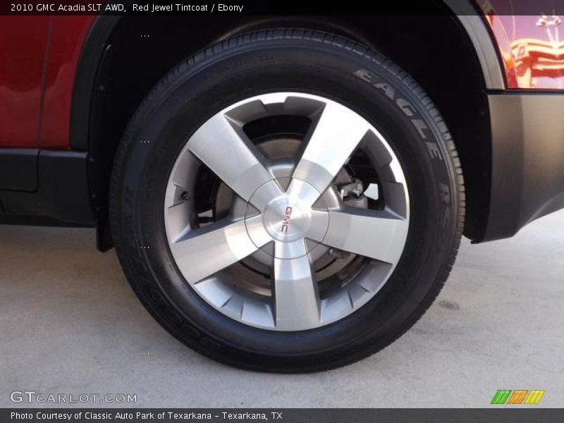 Red Jewel Tintcoat / Ebony 2010 GMC Acadia SLT AWD