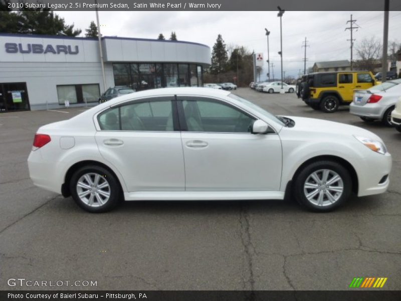 2010 Legacy 2.5i Premium Sedan Satin White Pearl