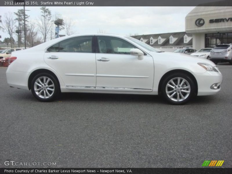 Starfire White Pearl / Light Gray 2012 Lexus ES 350