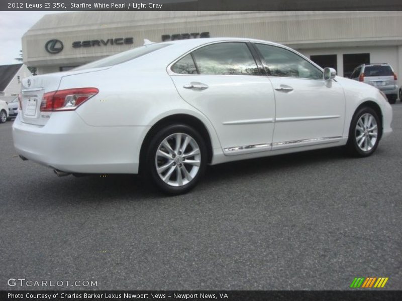 Starfire White Pearl / Light Gray 2012 Lexus ES 350