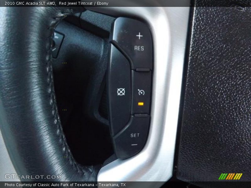 Red Jewel Tintcoat / Ebony 2010 GMC Acadia SLT AWD