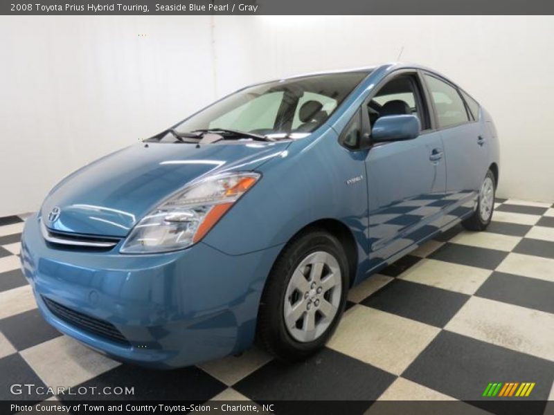 Seaside Blue Pearl / Gray 2008 Toyota Prius Hybrid Touring