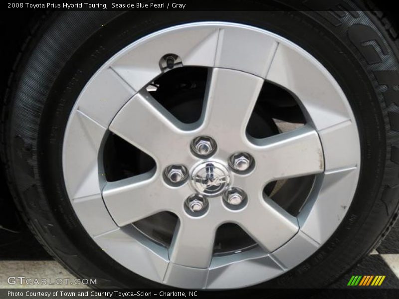 Seaside Blue Pearl / Gray 2008 Toyota Prius Hybrid Touring
