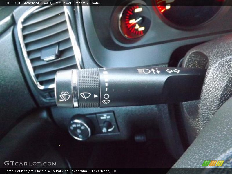 Red Jewel Tintcoat / Ebony 2010 GMC Acadia SLT AWD