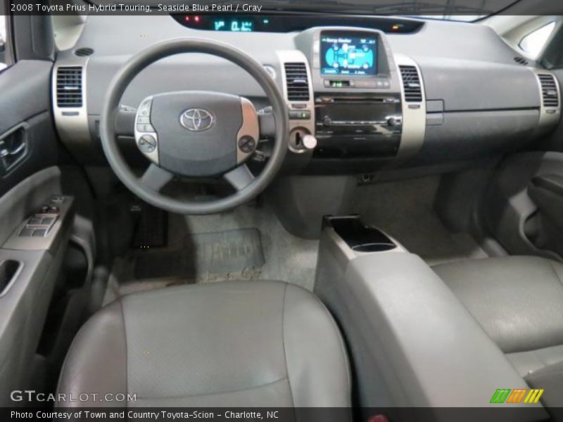 Seaside Blue Pearl / Gray 2008 Toyota Prius Hybrid Touring