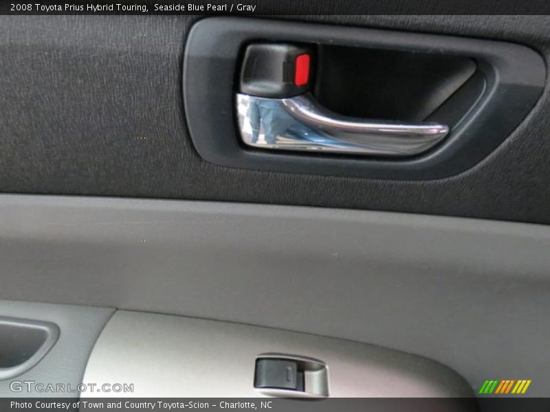 Seaside Blue Pearl / Gray 2008 Toyota Prius Hybrid Touring