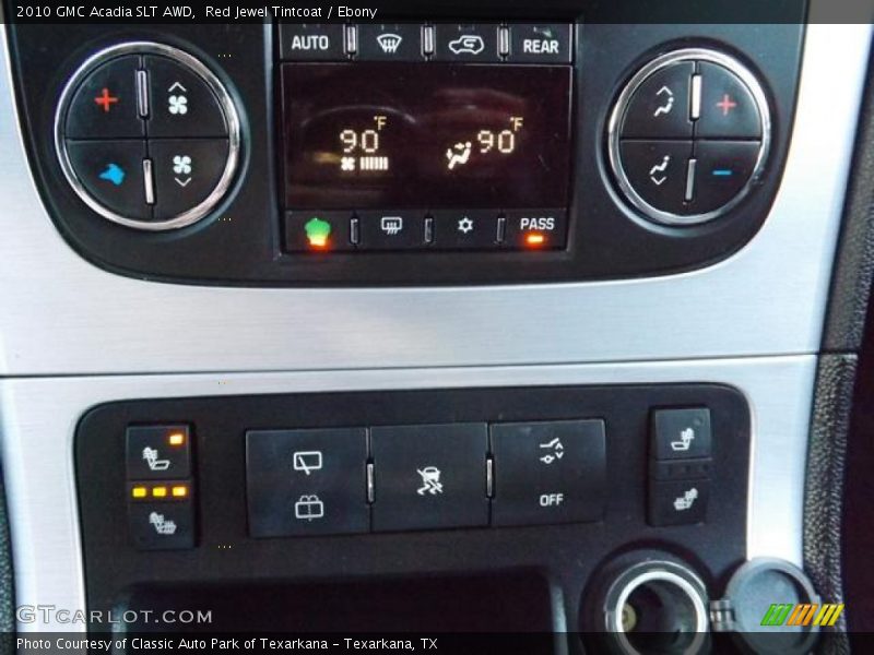 Red Jewel Tintcoat / Ebony 2010 GMC Acadia SLT AWD