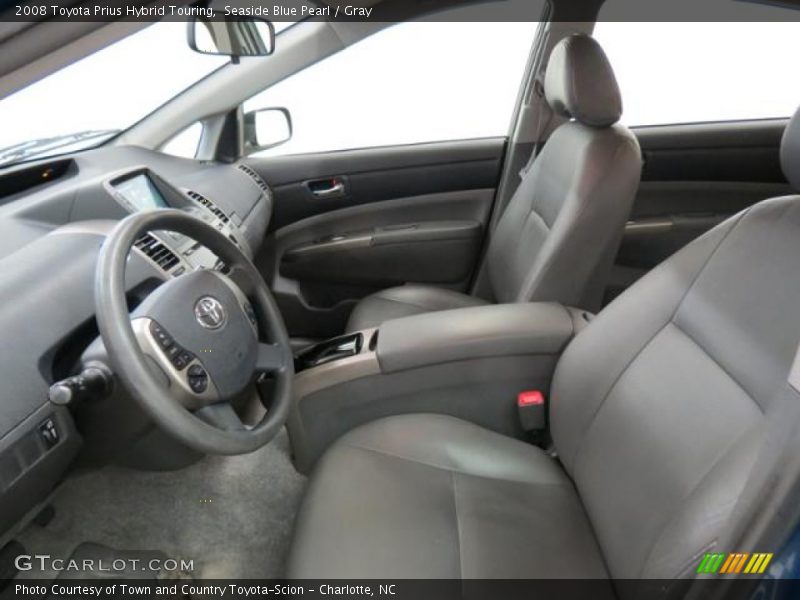 Seaside Blue Pearl / Gray 2008 Toyota Prius Hybrid Touring