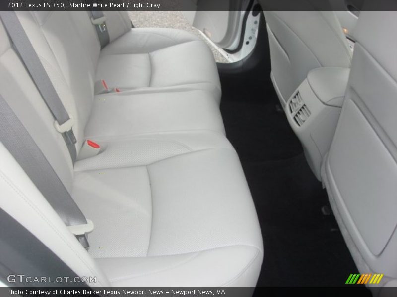 Starfire White Pearl / Light Gray 2012 Lexus ES 350