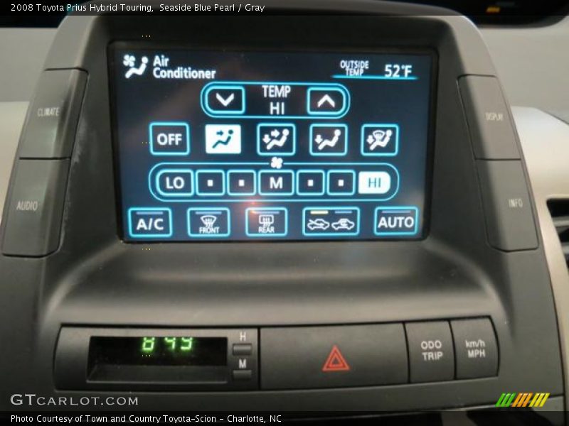 Seaside Blue Pearl / Gray 2008 Toyota Prius Hybrid Touring