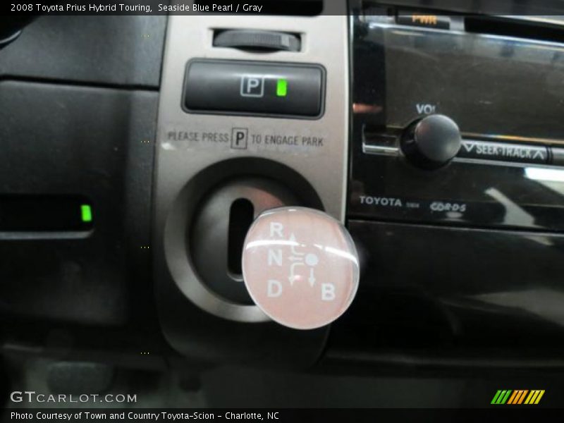 Seaside Blue Pearl / Gray 2008 Toyota Prius Hybrid Touring