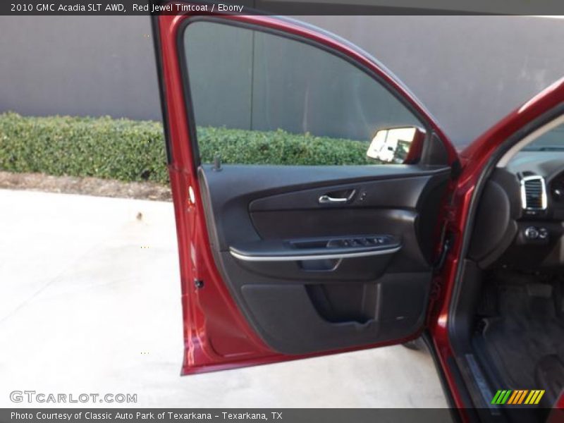 Red Jewel Tintcoat / Ebony 2010 GMC Acadia SLT AWD
