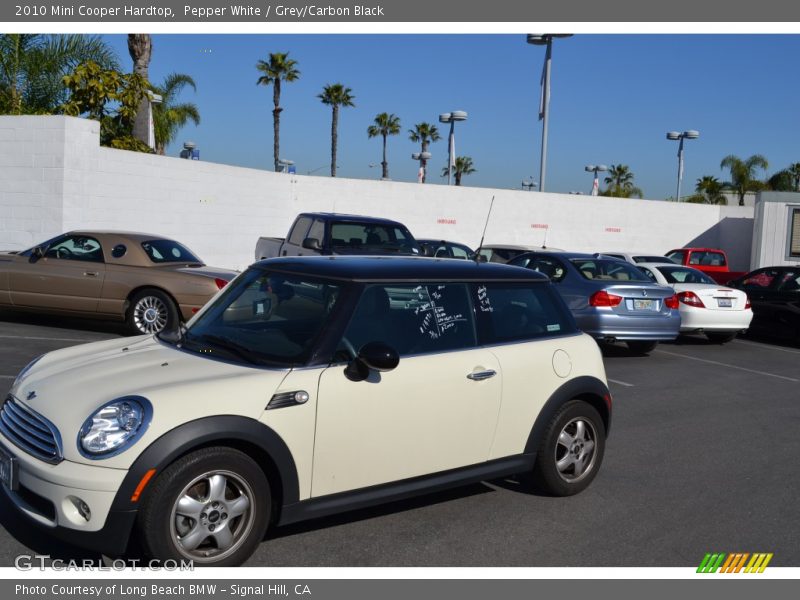 Pepper White / Grey/Carbon Black 2010 Mini Cooper Hardtop