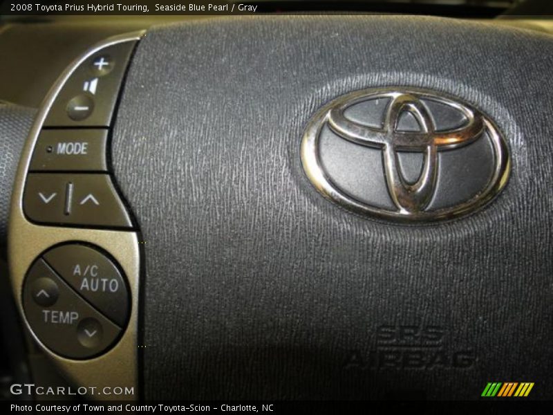 Seaside Blue Pearl / Gray 2008 Toyota Prius Hybrid Touring