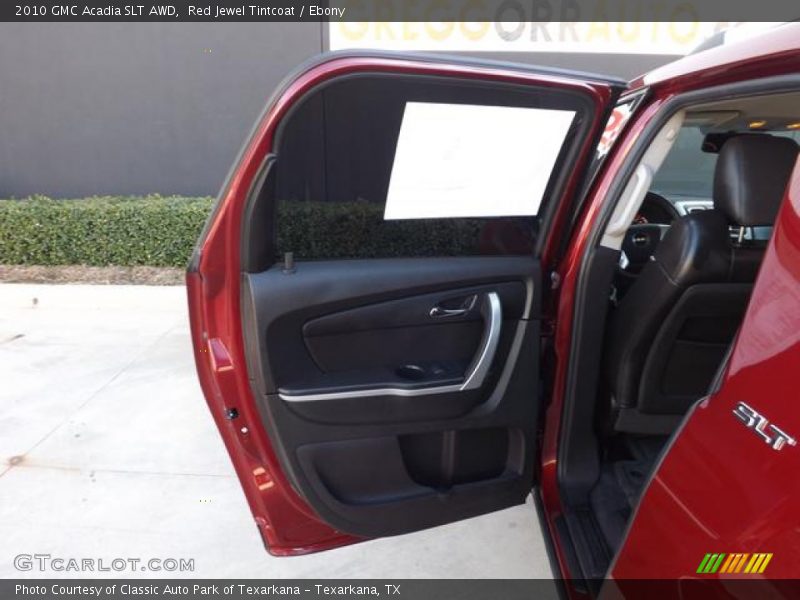 Red Jewel Tintcoat / Ebony 2010 GMC Acadia SLT AWD
