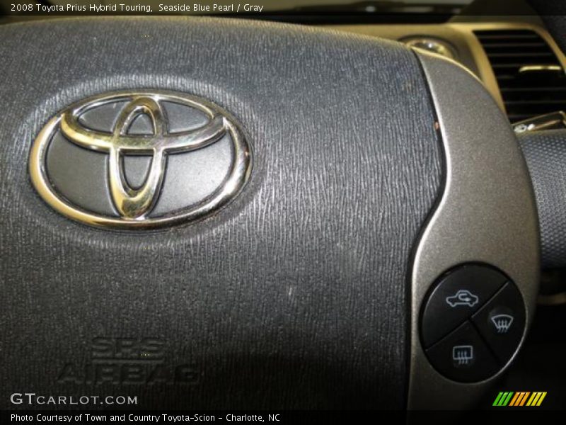 Seaside Blue Pearl / Gray 2008 Toyota Prius Hybrid Touring