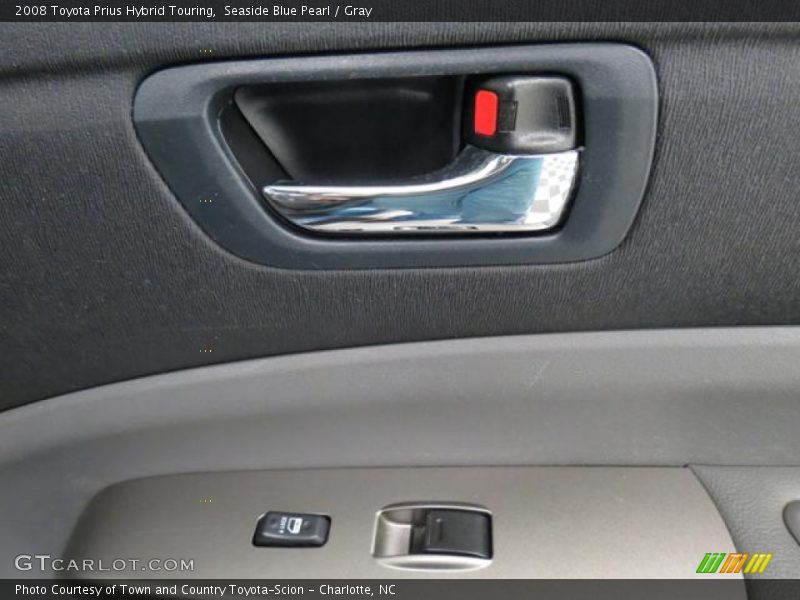 Seaside Blue Pearl / Gray 2008 Toyota Prius Hybrid Touring