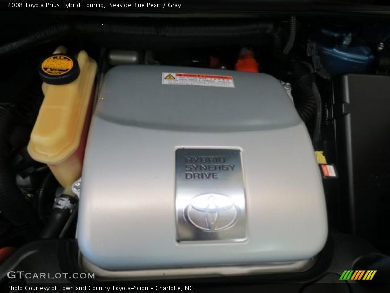 Seaside Blue Pearl / Gray 2008 Toyota Prius Hybrid Touring