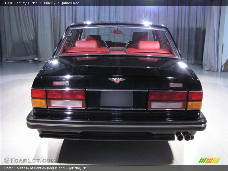 Black / St. James Red 1990 Bentley Turbo R