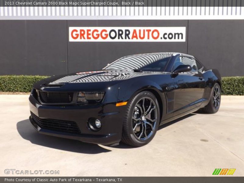 Front 3/4 View of 2013 Camaro Z600 Black Magic SuperCharged Coupe