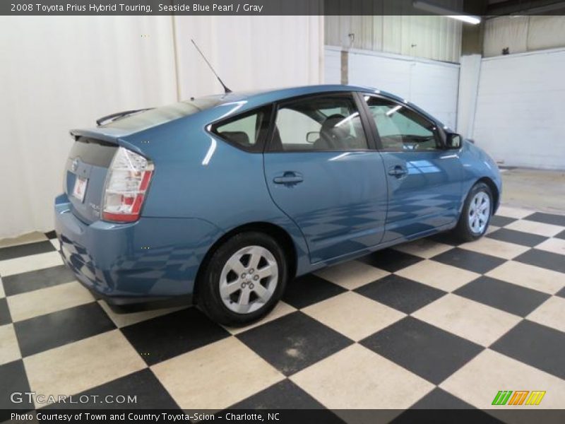 Seaside Blue Pearl / Gray 2008 Toyota Prius Hybrid Touring