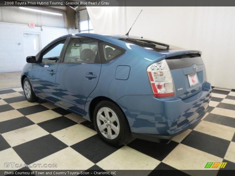 Seaside Blue Pearl / Gray 2008 Toyota Prius Hybrid Touring