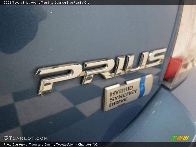 Seaside Blue Pearl / Gray 2008 Toyota Prius Hybrid Touring