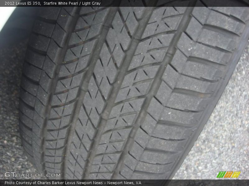 Starfire White Pearl / Light Gray 2012 Lexus ES 350
